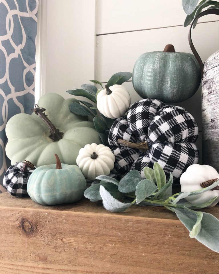 DIY Fall painted foam Pumpkins using Dollar Tree and Walmart pumpkins ...