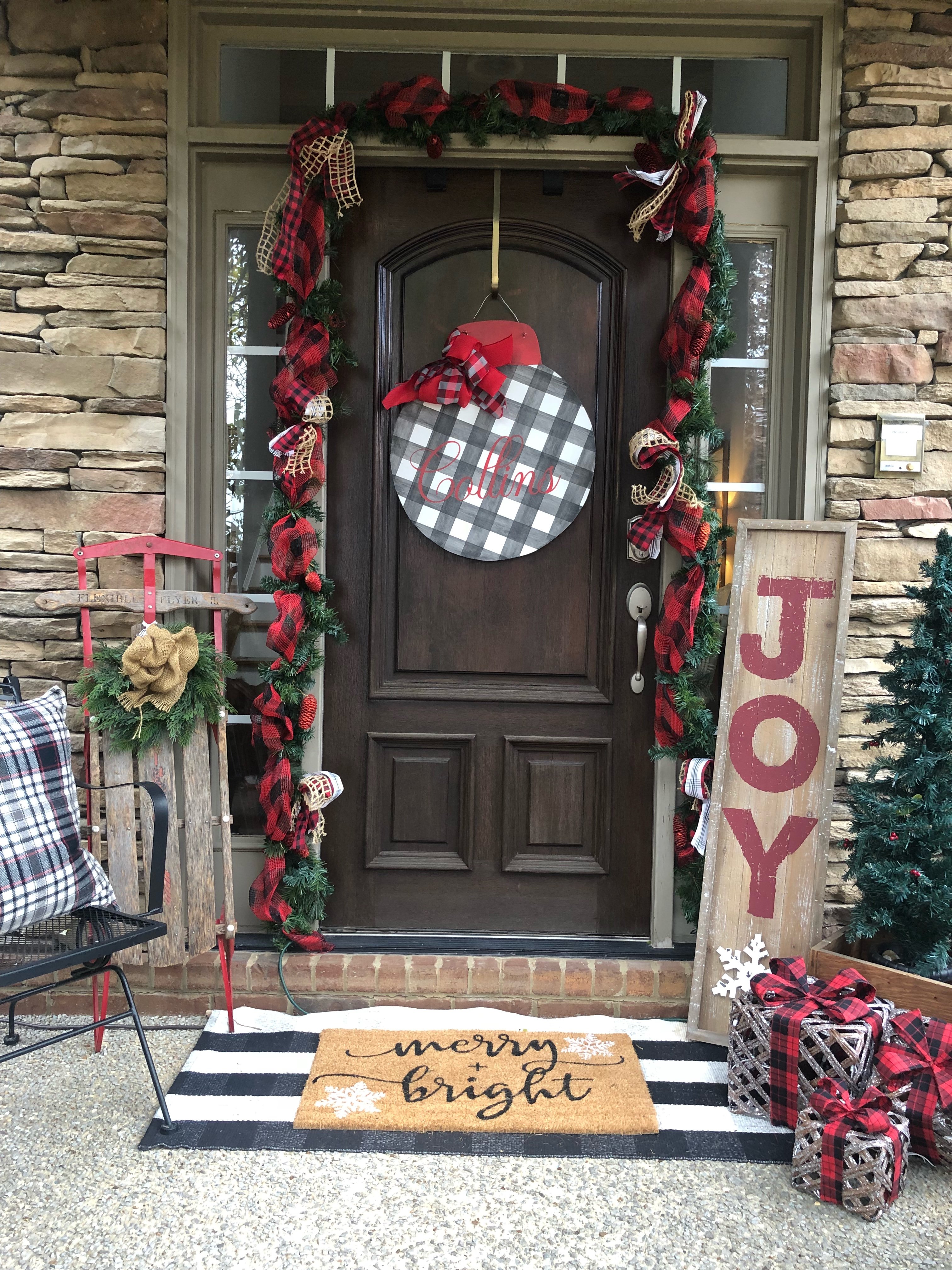 Christmas Home Tour 2018 Front Porch 