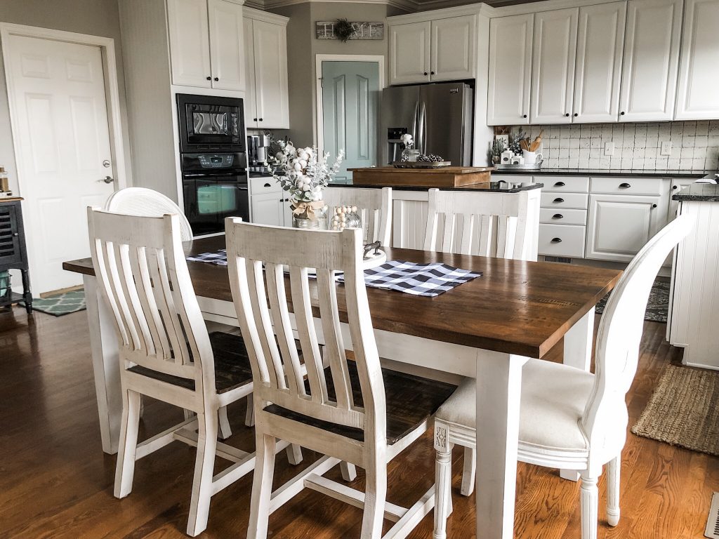 classic farmhouse kitchen table