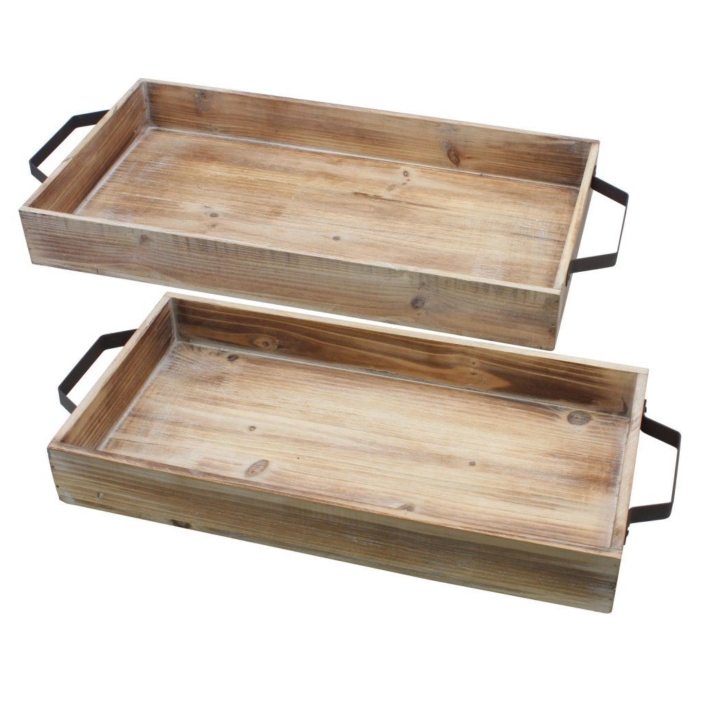 10 fabulous farmhouse trays for your home! - Wilshire Collections