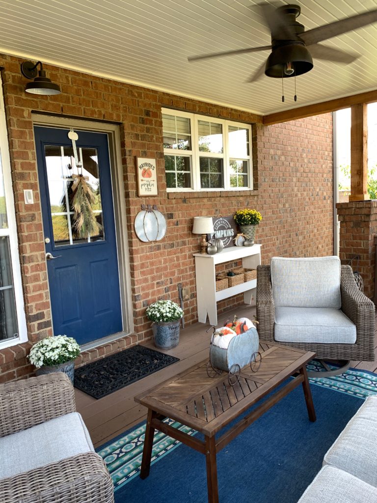 Fall porch decorating ideas with my Old Time Pottery finds! - Wilshire ...