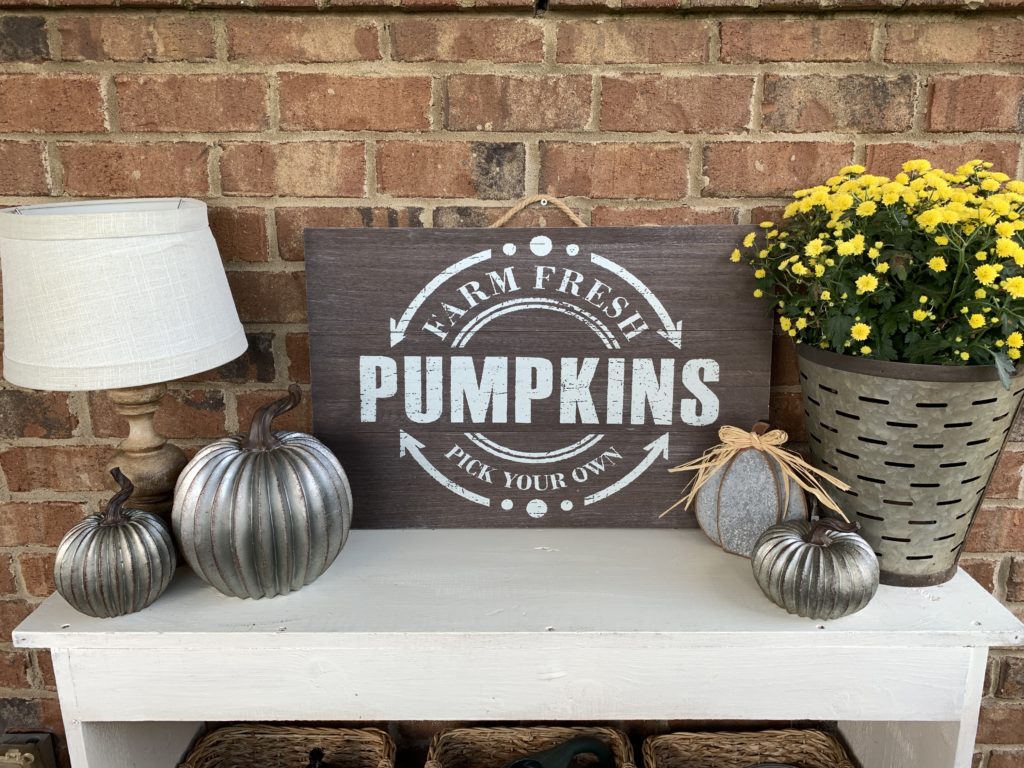 Fall porch decorating ideas with my Old Time Pottery finds! - Wilshire ...