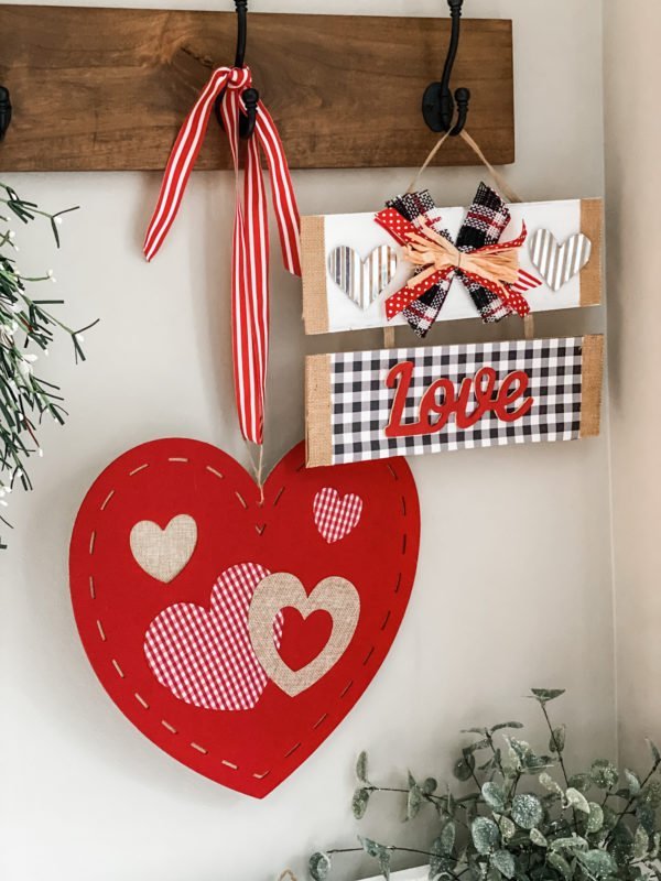 Valentine's decorating for under $40 in my entry way! - Wilshire ...