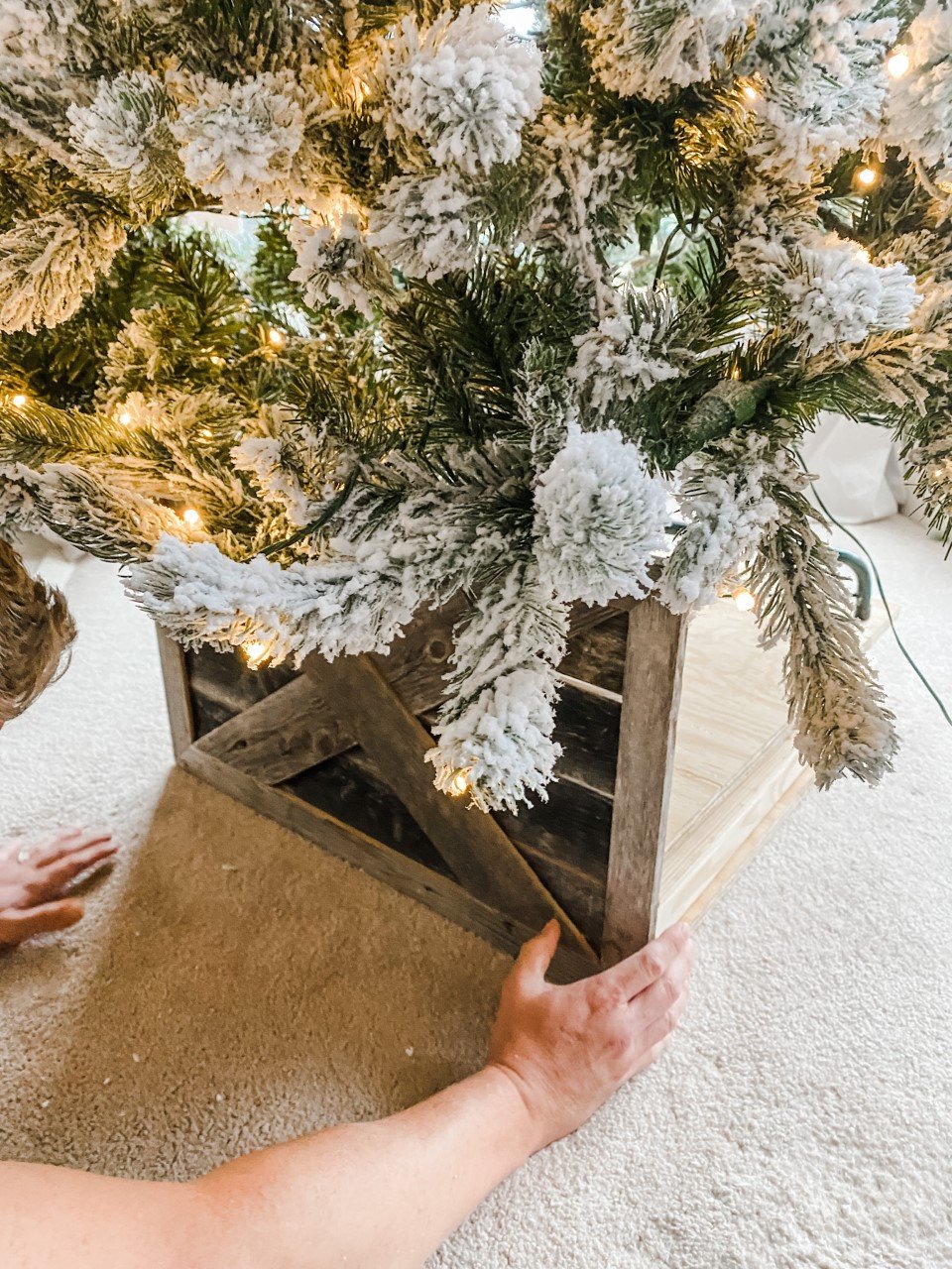 Christmas Tree Hack! How To Make Your Tree Taller! - Wilshire Collections