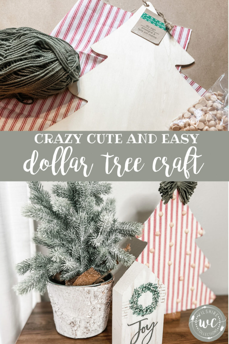 Easy Dollar Tree Christmas craft idea! - Wilshire Collections