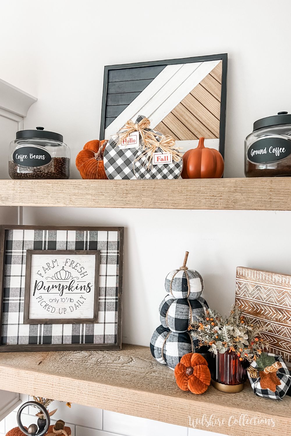 Fall coffee bar ideas - Wilshire Collections