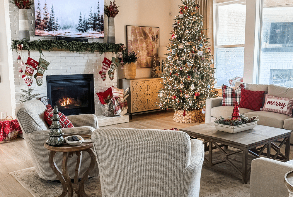 Festive Christmas Living Room decorating ideas and inspiration