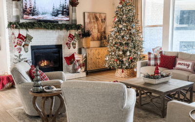 Festive Christmas Living Room decorating ideas and inspiration