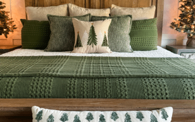 How to add Bedroom Christmas decor for instant cozy vibes!