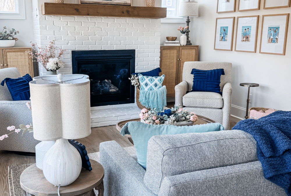 Incorporating Navy Spring decor into your home!